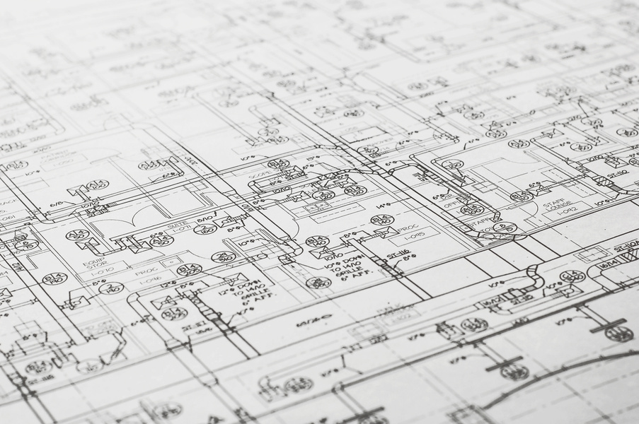 HVAC Whiteprint Plan